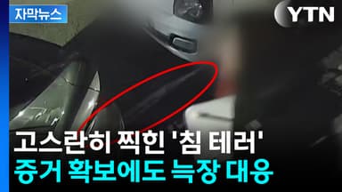 [자막뉴스] CCTV 제출했지만 "민사로 해결"...늑장 대응에 반복된 '침 테러'