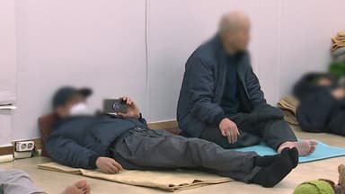 한파에 밀려 쉼터로...노숙인·쪽방촌 주민들