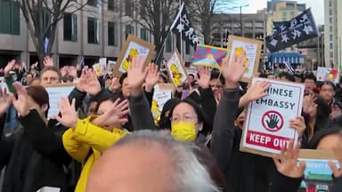 영국, '유럽 최대' 중국 대사관 승인..."스파이 거점" 반발 확산
