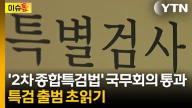 [이슈톺] '2차 종합특검법' 국무회의 통과...특검 출범 초읽기