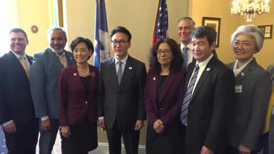 김 총리, 미 하원의원 오찬..."쿠팡 차별 없다"