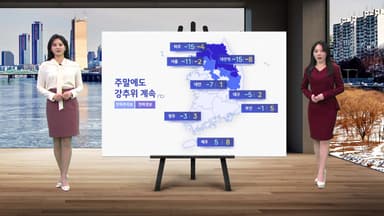 [날씨] 주말에도 강추위 계속...대관령 -15도·서울 -11도