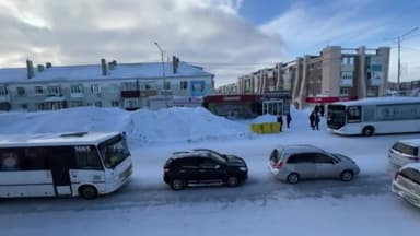 러 캄차카반도 60년 만의 폭설..."적설량 167cm"