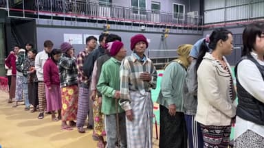 미얀마 '반쪽 총선' 최종 투표...친 군부 정당 압승 예상