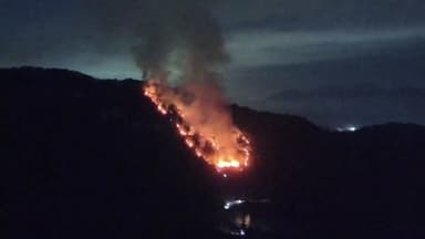 서울 수락산 화재...5시간여 만에 큰 불길 잡아