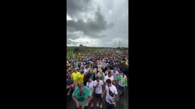 '쿠데타' 브라질 전 대통령 지지 집회에 낙뢰...89명 부상