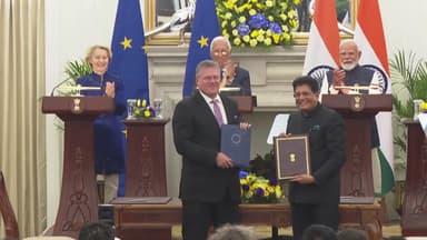 트럼프 덕분에...EU·인도 19년 협상 끝에 FTA 체결
