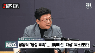 [정치쇼] 강명구 "이혜훈 사과는 악어의 눈물…한동훈, '당게' 사과하고 털어내야"