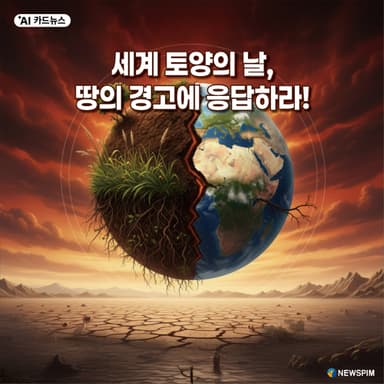 [AI카드뉴스] 세계 토양의 날, 땅의 경고에 응답하라!