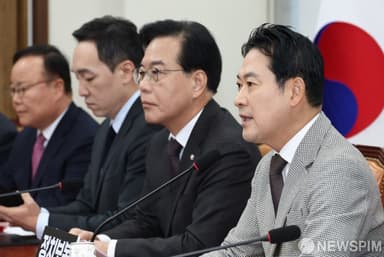 野, '위헌 논란' 내란재판부 총력 저지…"범죄자 대통령 한 사람 때문"