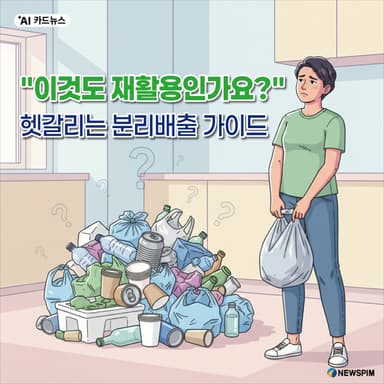 [AI 카드뉴스] "이것도 재활용인가요?" 헷갈리는 분리배출 가이드