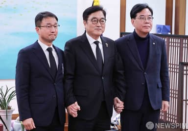 여야, 원내대표 회동서도 관세 대응 이견..."특별법 처리" vs "국회 비준해야"