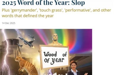 올해의 단어 'slop'[어텐션 뉴스]