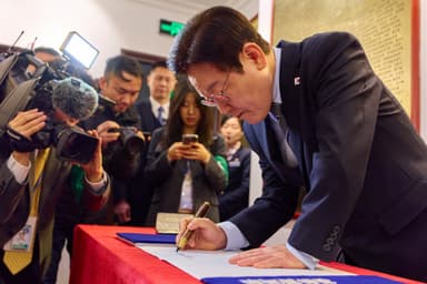 선명해진 이재명표 대중 외교…이례적 현지간담회 의중[영상]