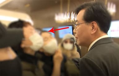 "너 잘 만났다" 고성 듣자…가던 길 멈춰선 송언석 표정이[영상]