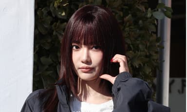 “강추위에도 빛나” 성수동에 에스파 닝닝 떴다