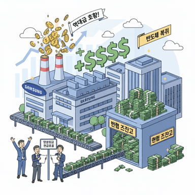 반도체 호황에 500대 상장사 현금 20조 ↑···SK하이닉스 증가 폭 1위
