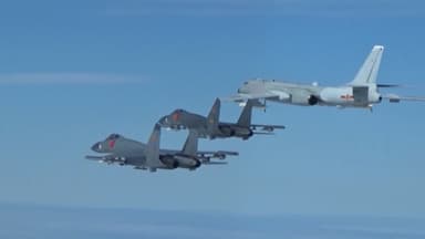 중·러 군용기 11대, 방공식별구역 진입 후 이탈