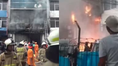 자카르타 건물 화재 "22명 사망"…日 '후발지진 주의' 첫 발령