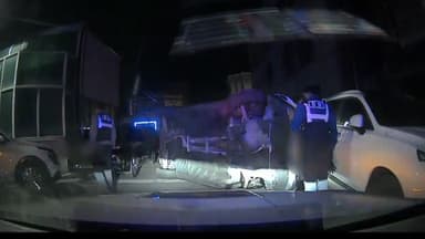 사고 나서 꺼내줬더니 욕설…적반하장 '음주운전자'