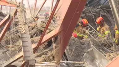 광주대표도서관 공사장 붕괴 사고…2명 사망·2명 실종