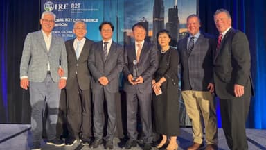 친환경 도로포장재 지역기업, 국제도로연맹 대상 수상