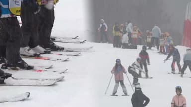 중부 내륙 많은 눈…춘천서 특별한 '스키캠프' 개최