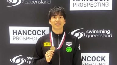 수영 이주호, 배영 200m서 또 한국신기록