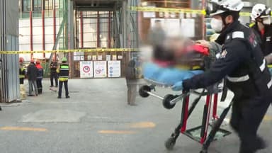 여의도 지하철 공사장서 철근 추락…1명 중상·2명 경상