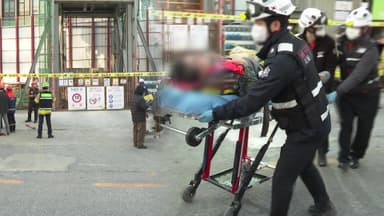 여의도 신안산선 공사장서 철근 추락 사고…1명 심정지