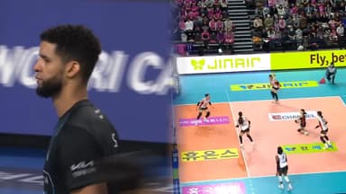 레오, 남자배구 최초 7천 득점…페퍼저축은행 8연패