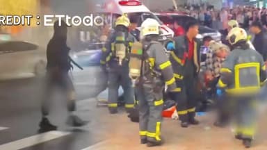 대만서 흉기 난동으로 범인 포함 15명 사상