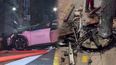 종각역 3중 추돌 사고로 8명 부상…"1명 심정지"