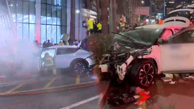 종각역 3중 추돌사고…1명 사망·9명 부상