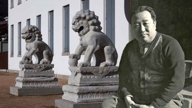 중국 돌아가는 석사자상…"문화보국 간송의 뜻"