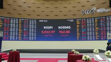 코스피 '5,000 시대' 개막…한국 증시 새 역사