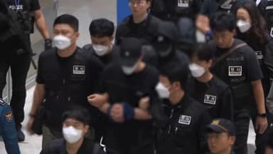역대 최대 규모 범죄자 송환…국적기 타자마자 체포