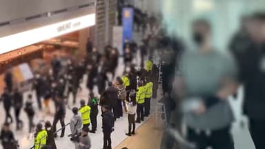 반팔에 고개 '푹'…역대 최대 규모 '캄보디아 송환'