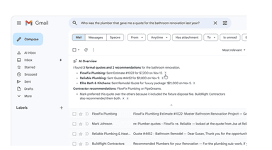구글, 지메일에 '제미나이' 도입..."할 일 챙겨주고 대화도 가능"