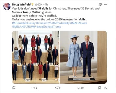 트럼프 '인형 2개' 발언 또 역풍…"딸에게 철강을 선물하란 거냐"