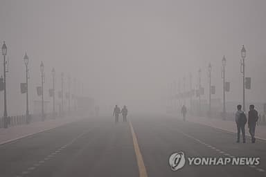 '세계 최악 대기오염' 뉴델리, 절반 재택근무·건설공사 중단