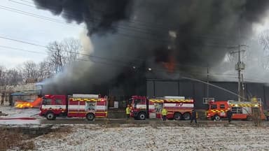 양주 은현면 의류창고서 화재…진화 중