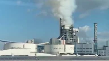 충남 태안화력발전소 폭발로 화재...2명 중상
