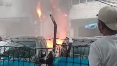 인도네시아 자카르타 빌딩 화재로 최소한 22명 사망..."드론 배터리 폭발"