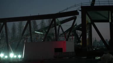 광주 대표 도서관 공사 현장 붕괴...구조 작업자 1명 숨져