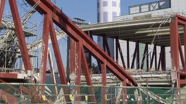 광주 도서관 붕괴 사고 구조 작업 '일시 중단'