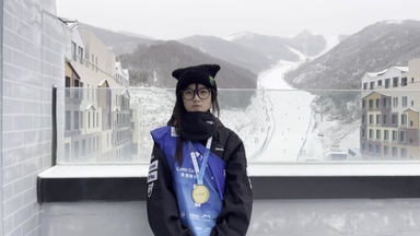 최가온, 스노보드 월드컵 하프파이프 금메달