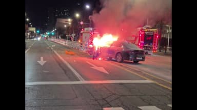 만취 운전하다 중앙분리대 충돌한 30대..."면허취소 수준"