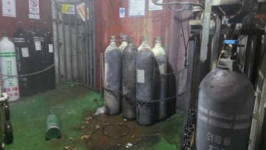 안양 종합병원서 의료용 산소통 폭발...1명 화상