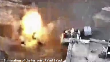 '하마스 이인자' 차량 미사일 조준 폭격 '쾅'